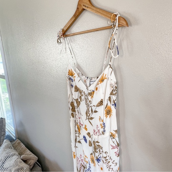 Reformation |  Kourtney Dress Frolic Floral Print Midi Dress, 12 - Picture 9 of 16